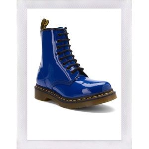 DR MARTENS 1460 Airwair Boots Electric Blue
